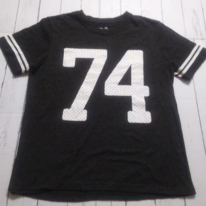 4/$20 The Raw Uncut Graphic Black 74 Tee